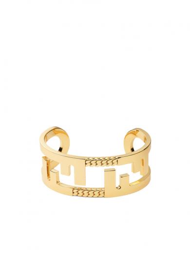 Pucci Multicolor Silk Twill Bandeau Chain Bracelet for Women