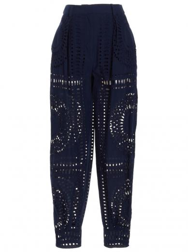Sportmax Black Stretch Satin Pant for Women Online USA at