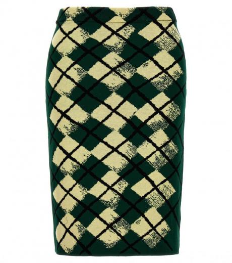 スカート GABRIELA HEARST WOOL EULA SKIRT Gabriella Hearst Yellow Wool Eula Skirt for Women Online USA