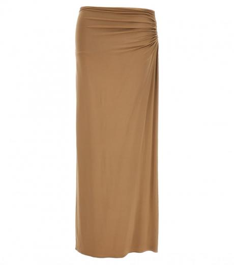 Victoria Beckham Grey Tube Detail skirt for Women Online USA
