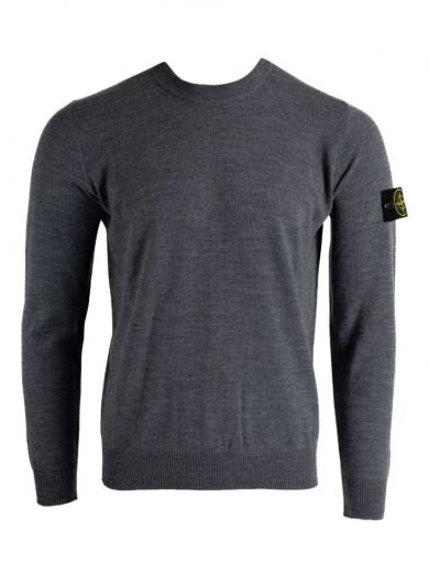 Stone Island Green Crew Neck Sweater for Men Online USA at Darveys.com