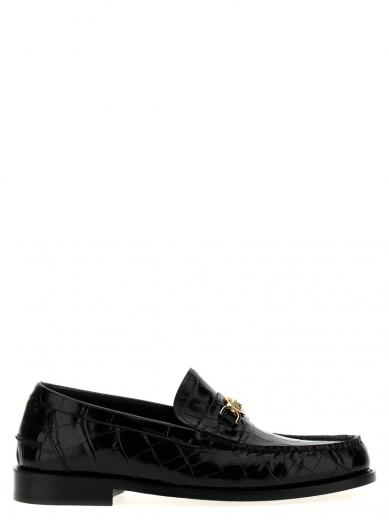 Fendi Black Slip On Loafers for Men Online USA at Darveys.com